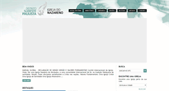 Desktop Screenshot of nazarenosudeste.com.br